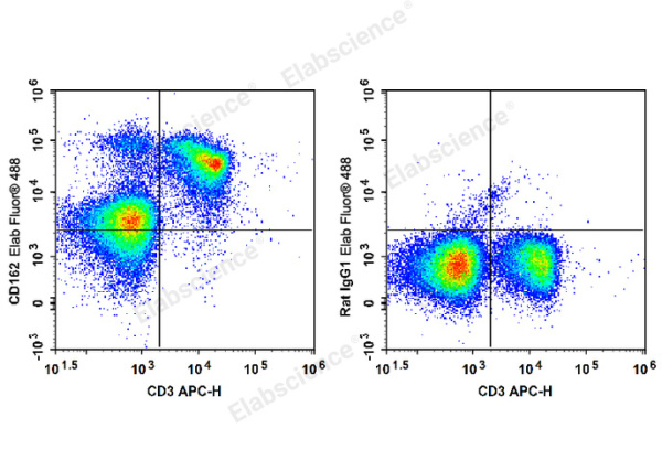 Elab Fluor® 488 Anti-Mouse CD162 Antibody[4RA10] (E-AB-F1034UL)