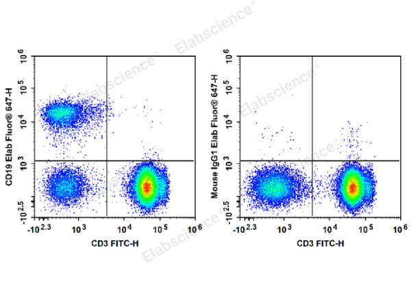Elab Fluor® 647 Anti-Human CD19 Antibody[HI19a] (E-AB-F1304M)