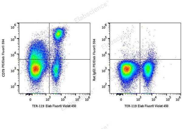 PE/Elab Fluor® 594 Anti-Mouse CD71 Antibody[R17 217.1.3/TIB-219] (E-AB-F1093P)