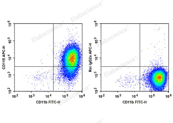 APC Anti-Mouse CD115/CSF-1R Antibody[AFS98] (E-AB-F1107UE)