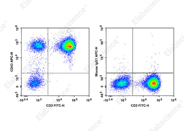 APC Anti-Human CD43 Antibody[HI161] (E-AB-F1328E)