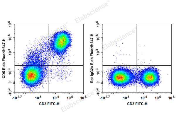 Elab Fluor® 647 Anti-Mouse CD5 Antibody[53-7.3] (E-AB-F1185M)