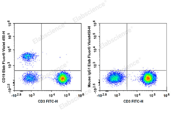 Elab Fluor® Violet 450 Anti-Human CD19 Antibody[HI19a] (E-AB-F1304Q)