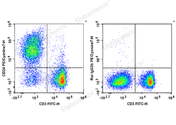 PE/Cyanine7 Anti-Mouse CD24 Antibody[M1/69] (E-AB-F1179UH)