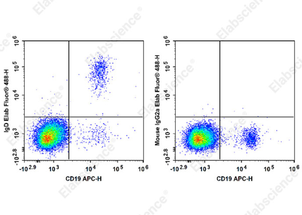 Elab Fluor® 488 Anti-Human IgD Antibody[IA6-2] (E-AB-F1171L)