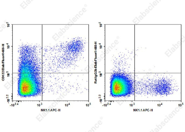Elab Fluor® 488 Anti-Mouse CD122 Antibody[TM-Beta 1] (AN00418L)