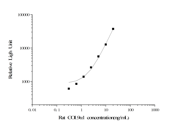 Rat COL9α1 (Collagen Type Ⅸ Alpha 1) CLIA Kit (E-CL-R0165)