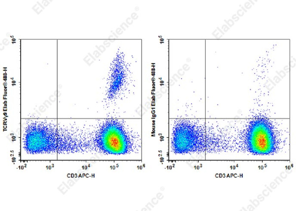 Elab Fluor® 488 Anti-Human TCRVγ9 Antibody[B3] (AN00357L)