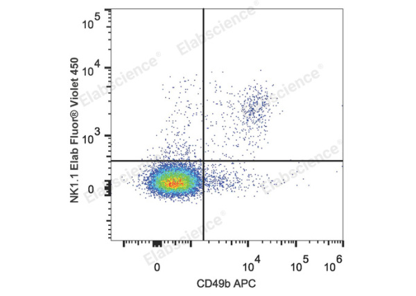 Elab Fluor® Violet 450 Anti-Mouse CD161/NK1.1 Antibody[PK136] (E-AB-F0987UQ)
