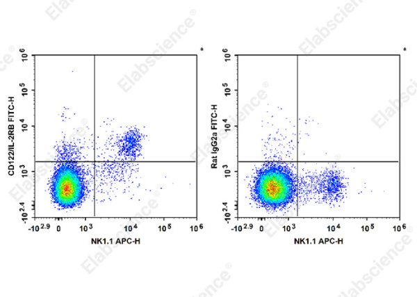 FITC Anti-Mouse CD122/IL-2RB Antibody[5H4] (E-AB-F1029UC)