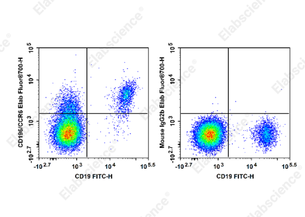 Elab Fluor® 700 Anti-Human CD196/CCR6 Antibody[G034E3] (E-AB-F1158M1)