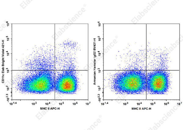 Elab Bright™ Violet 421 Anti-Mouse CD11c Antibody[N418] (E-AB-F0991Q2)